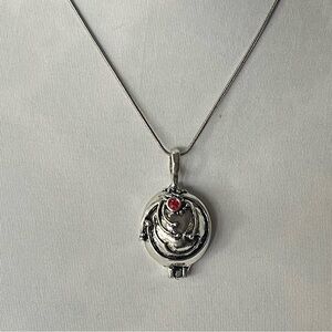 Vampire Diaries Elena Gilbert Locket Pendant Necklace